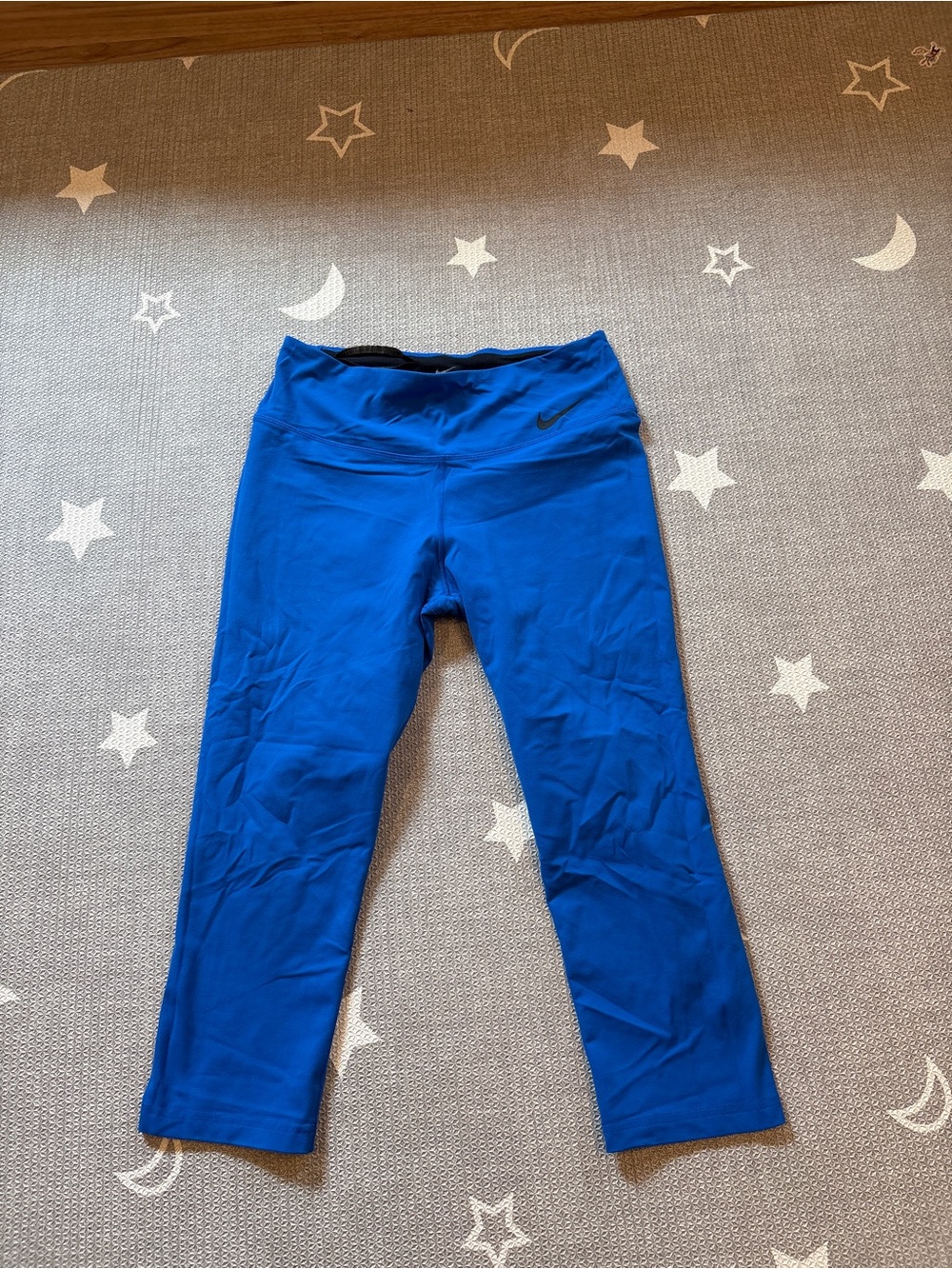 Nike Girls Royal Blue Athletic Leggings